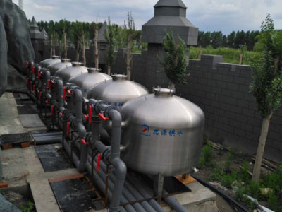 美丽岛水上乐园项目水处理设备砂钢过滤器供货